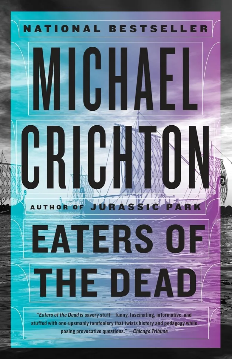 "Eaters of the Dead" by Michael Crichton book cover