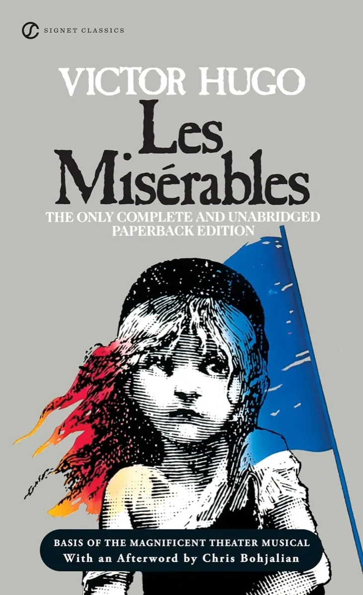 "Les Misérables" by Victor Hugo book cover