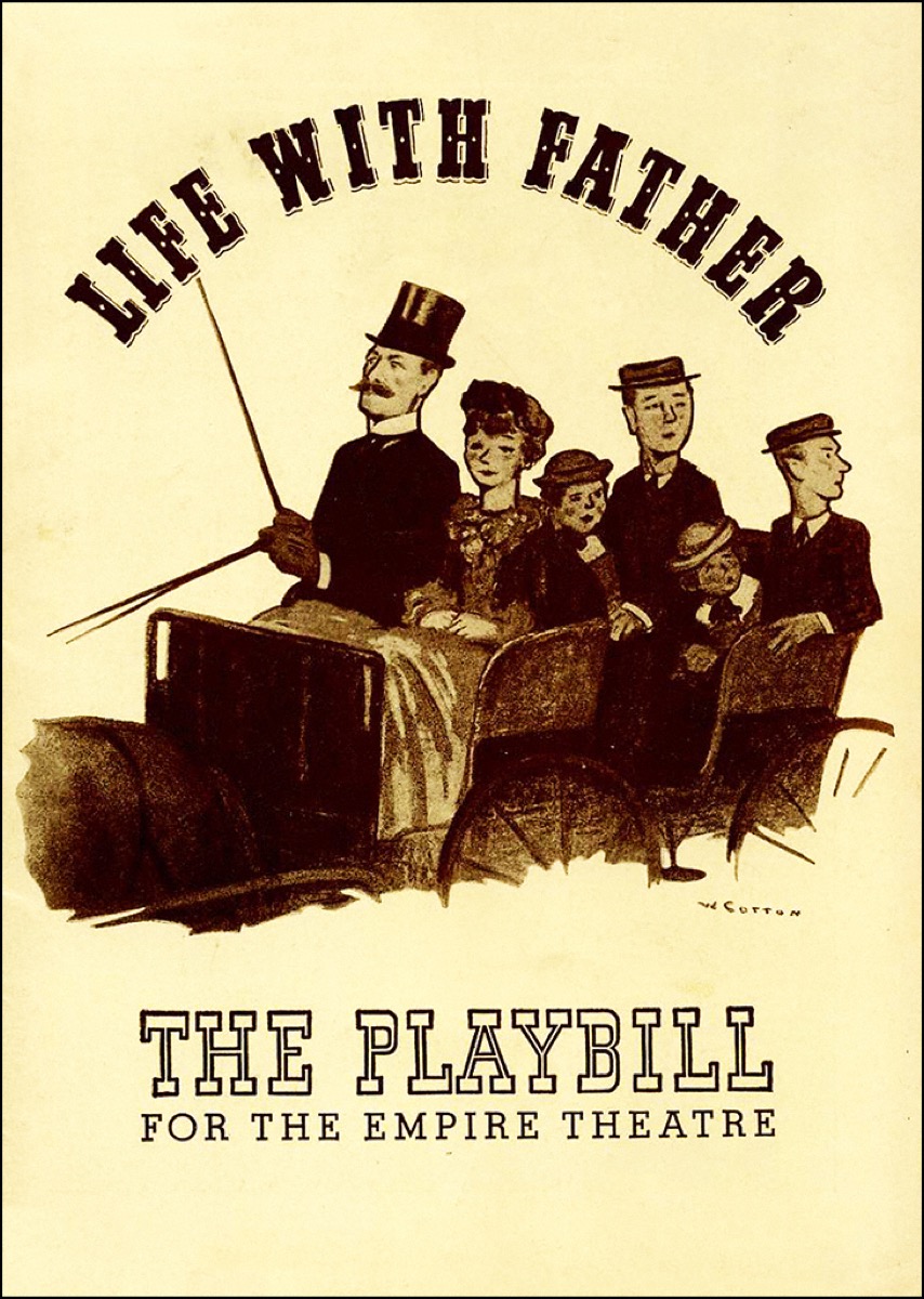 Playbill for Life With Father