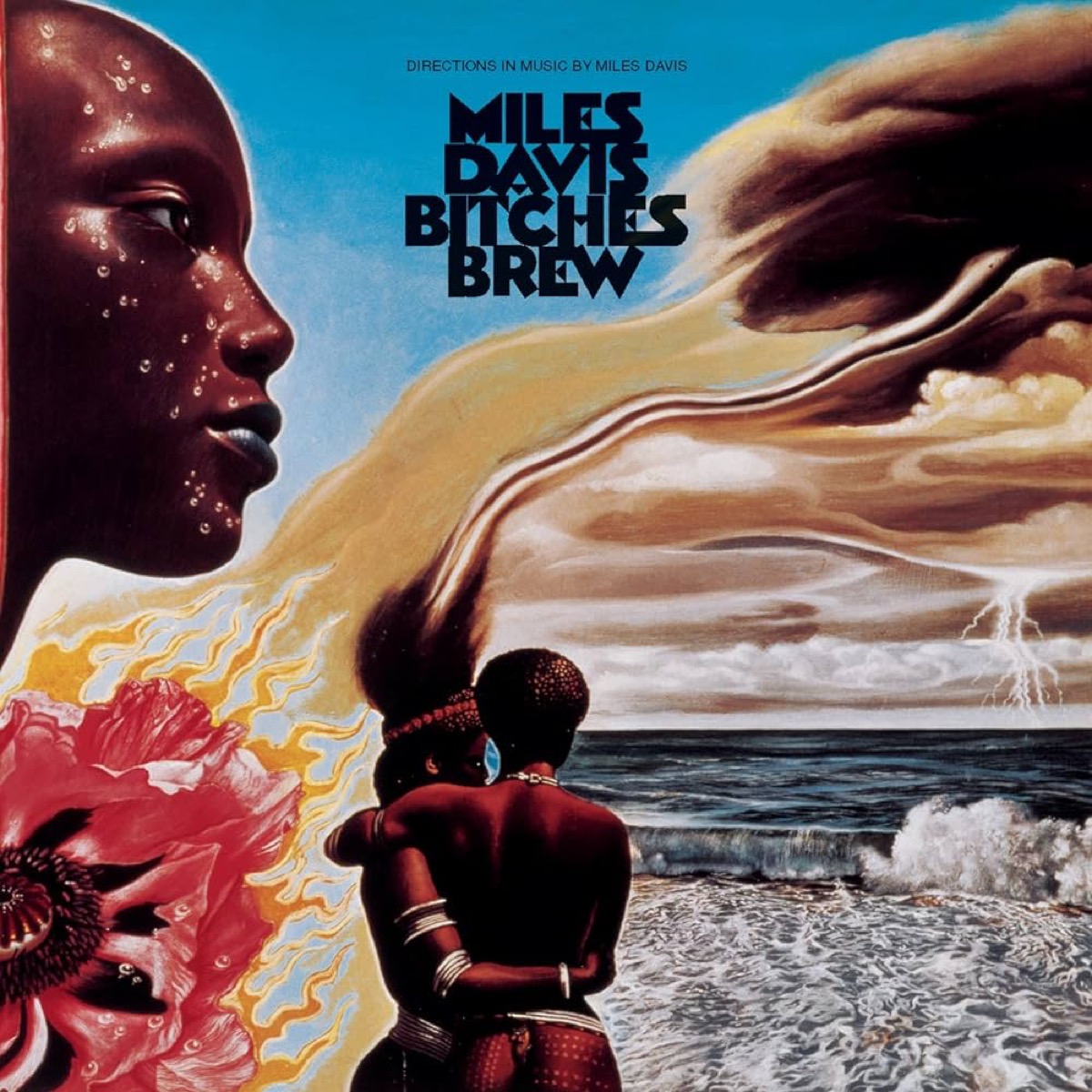 "Bitches Brew" by Miles Davis album cover