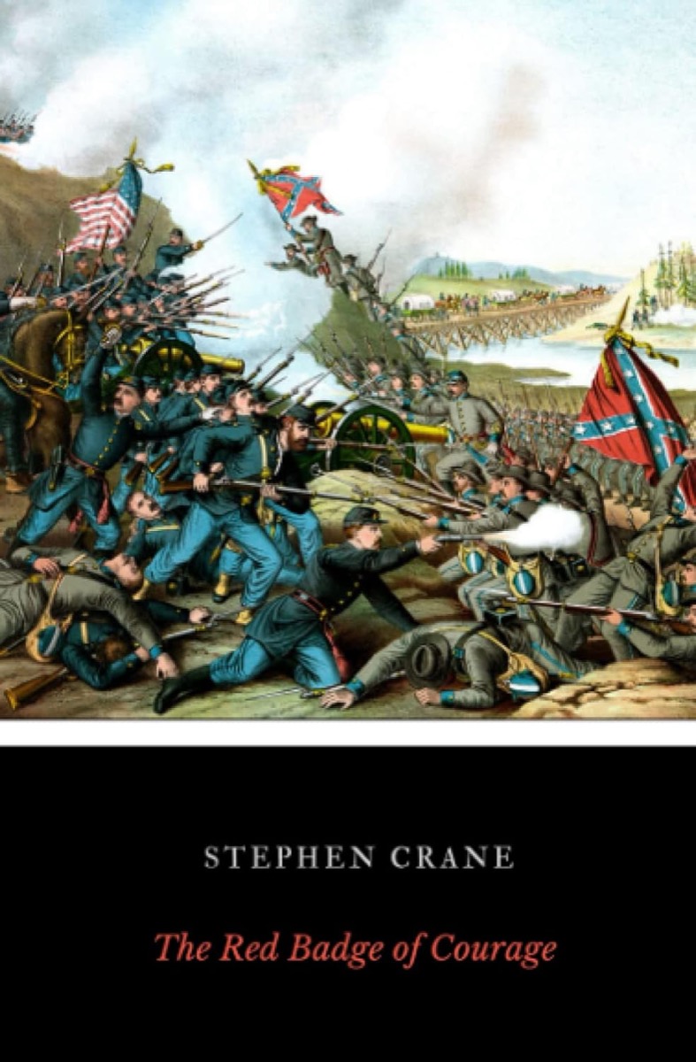 "The Red Badge of Courage" by Stephen Crane book cover