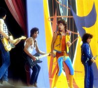 The Rolling Stones performing in 1982