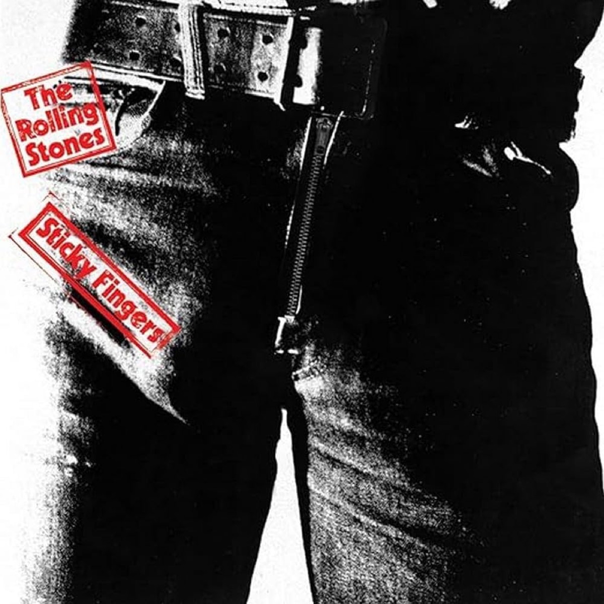 "Sticky Fingers" by The Rolling Stones album cover