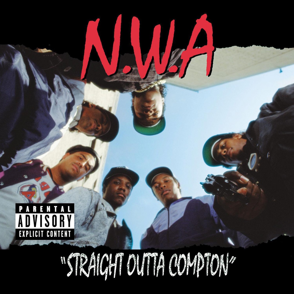 "Straight Outta Compton" by N.W.A. album cover