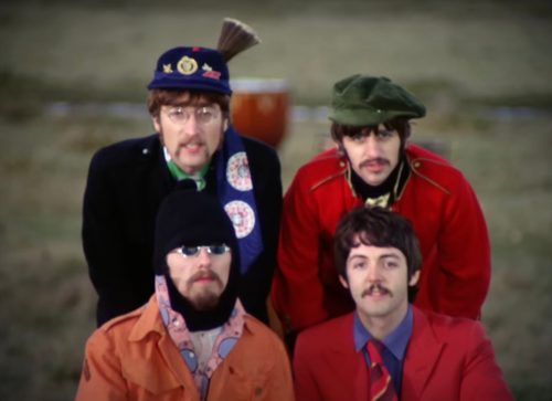 Still from The Beatles' "Strawberry Fields Forever" music video