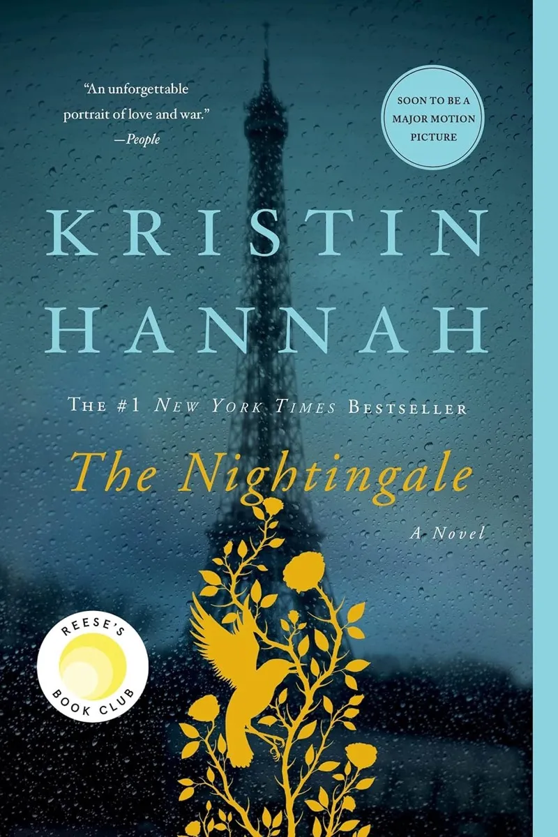 "The Nightingale" by Kristin Hannah book cover