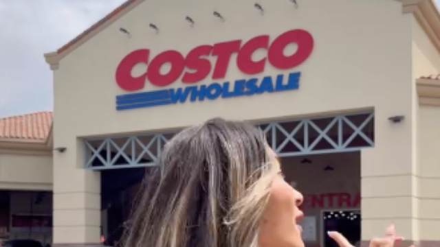 still from TikTok of Costco high-protein snacks