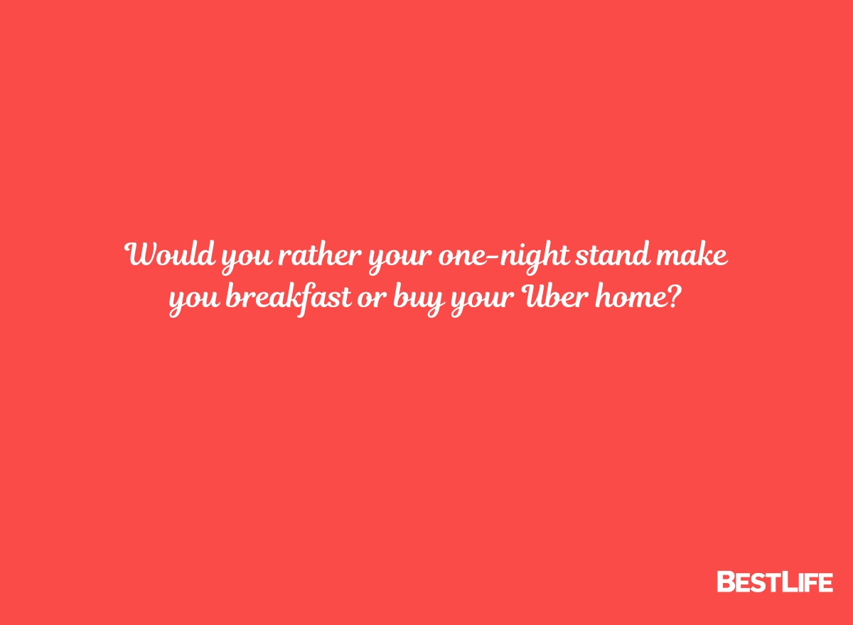 123 Dirty "Would You Rather" Questions for Adults Only — Best Life