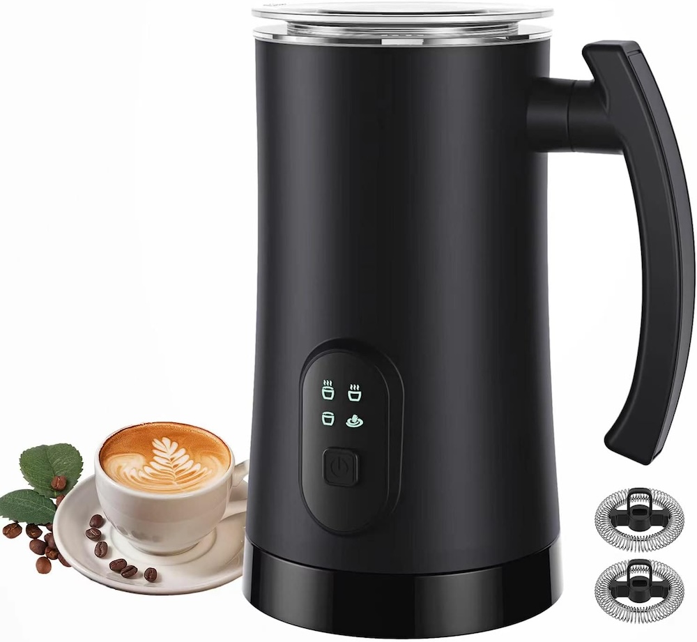 An electric milk frother
