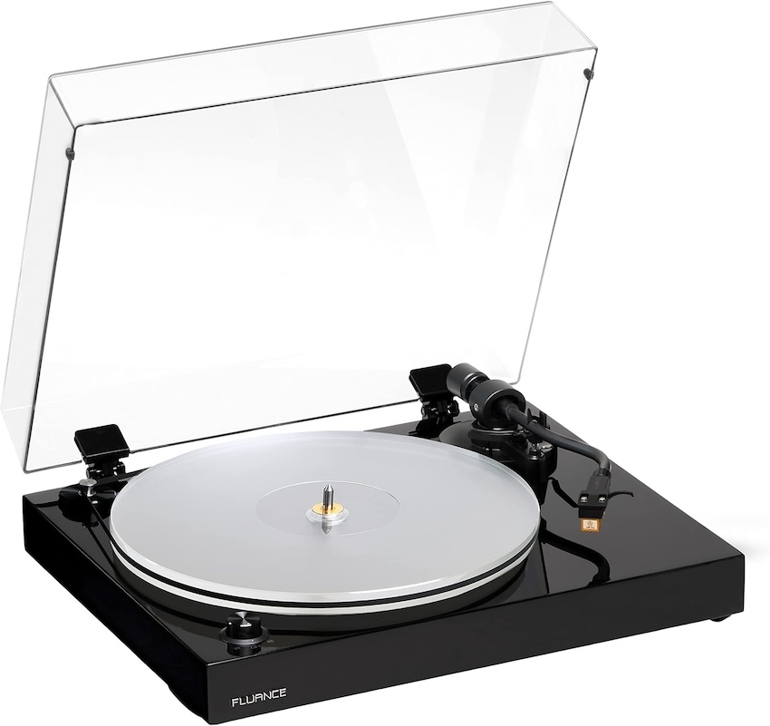 A Fluance turntable record player