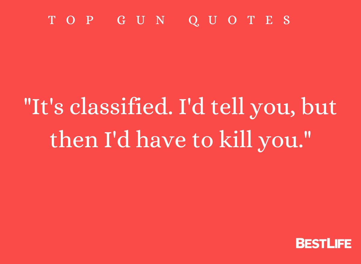 44 "Top Gun" Quotes to Celebrate Hollywood's Favorite Maverick