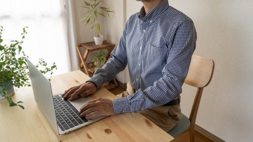 A man with a good posture.