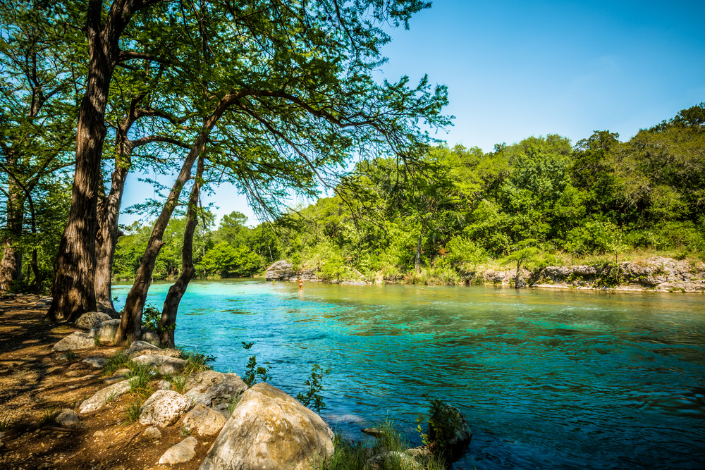 The Guadalupe River in Texas