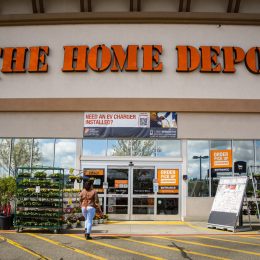 home depot store in spring