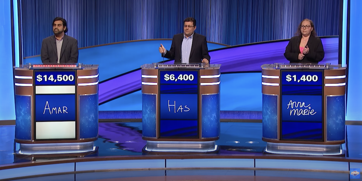 Jeopardy contestants on the May 24, 2024 episode