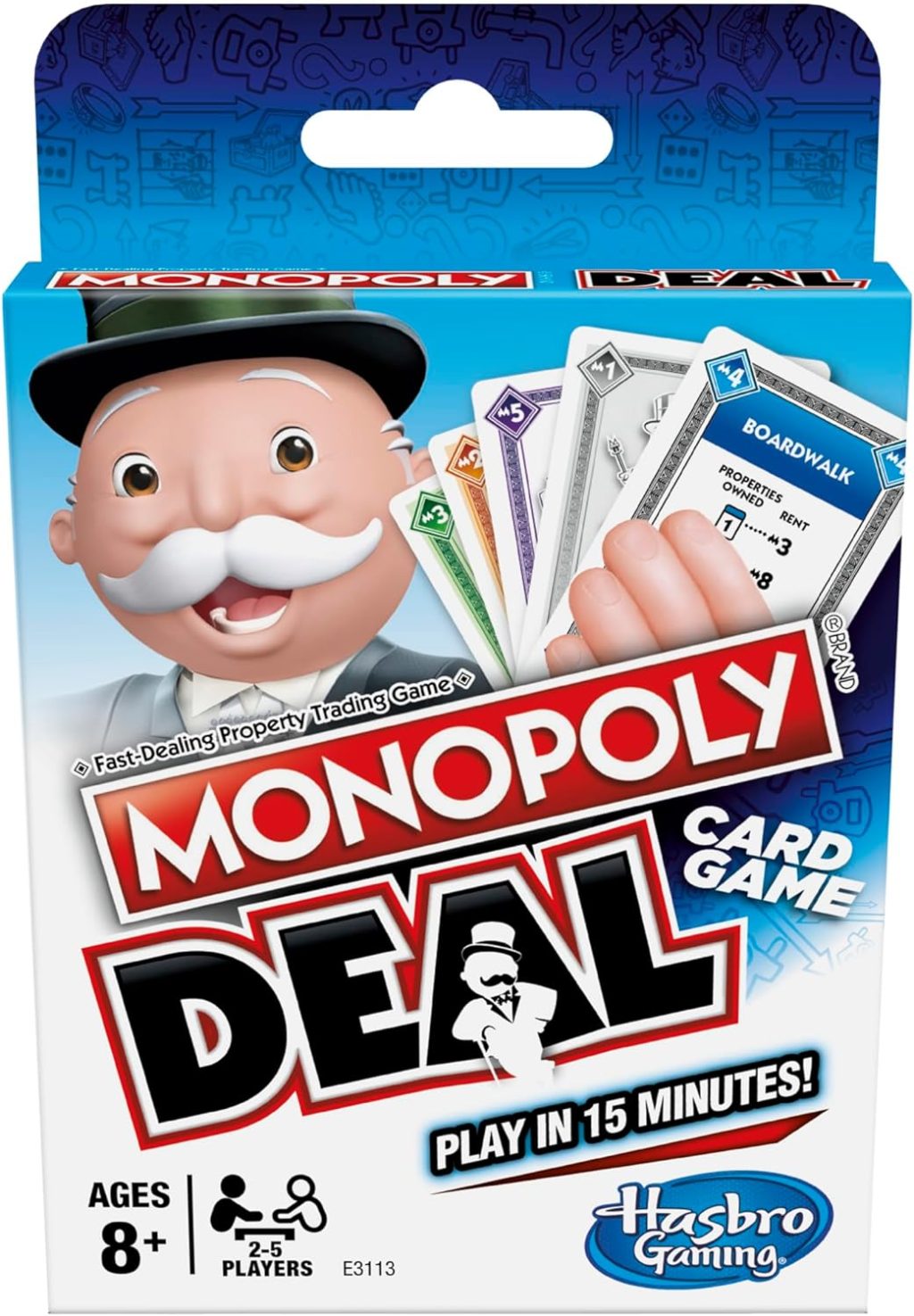 A Monopoly Deal deck