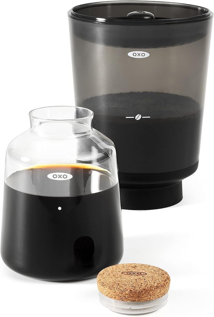 An Oxo iced coffee maker