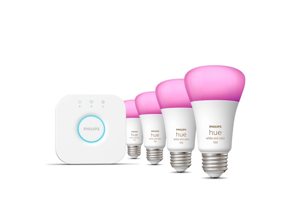 Philips Hue smart light bulb set