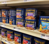 Grocery store Planters peanuts canisters section