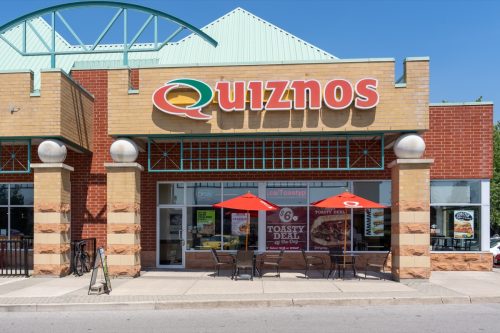 exterior of quiznos
