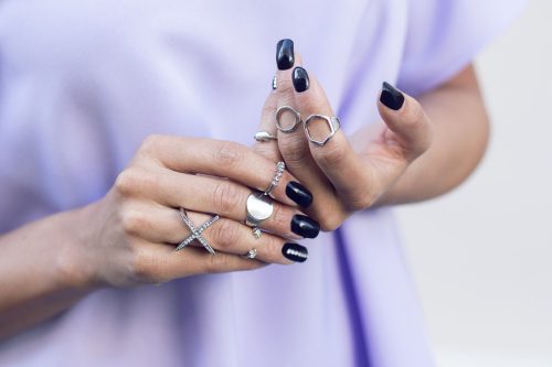 Fashion rings and nails