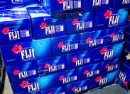 cases of fiji water
