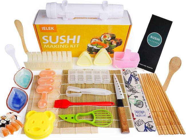 A sushi making kit
