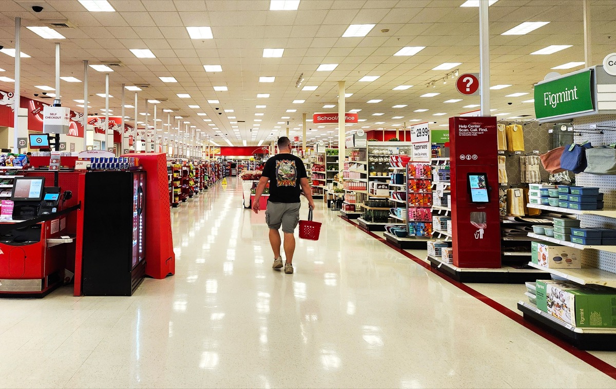 Target Retail Store Inside, Manassas, VA, USA, February 9, 2024