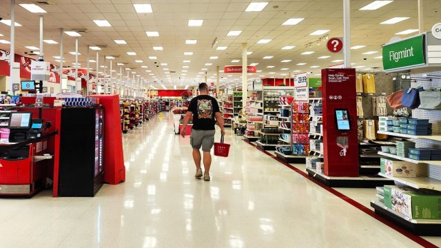 Target Retail Store Inside, Manassas, VA, USA, February 9, 2024