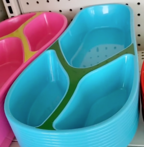 Flip flop serving trays at Dollar Tree