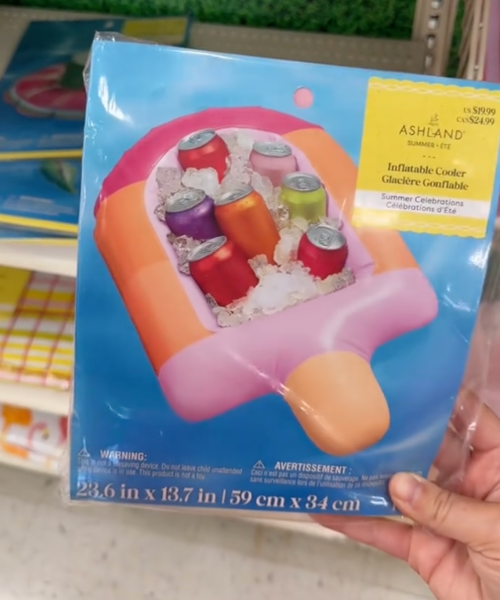 Inflatable drink cooler at Michaels