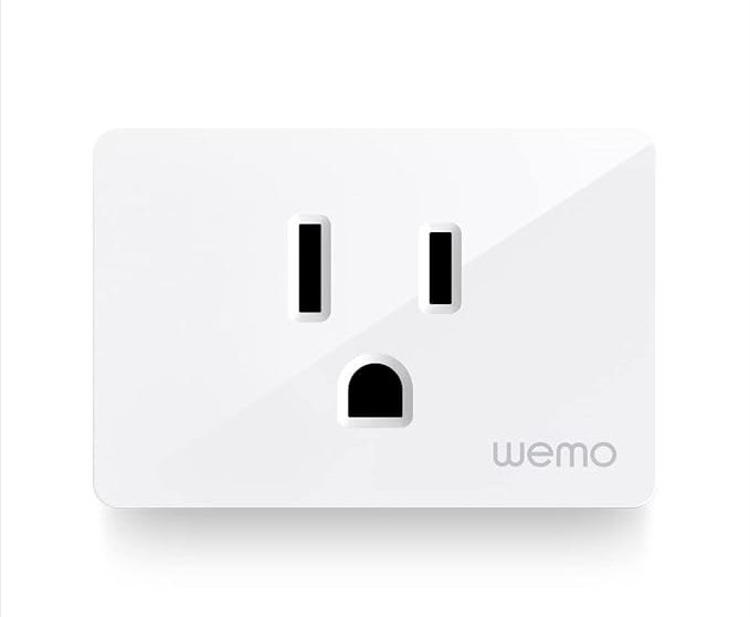 A Wemo smart plug