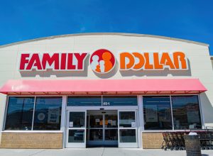 A Family Dollar storefront