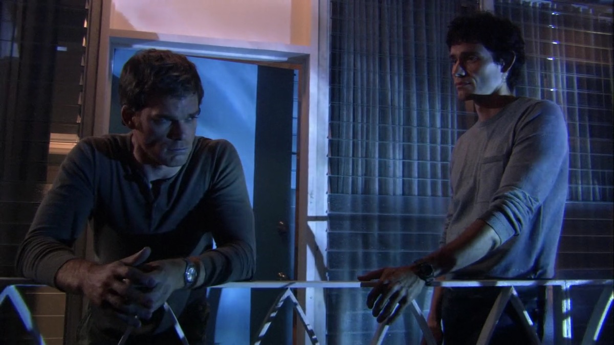 Michael C. Hall and Christian Camargo on Dexter