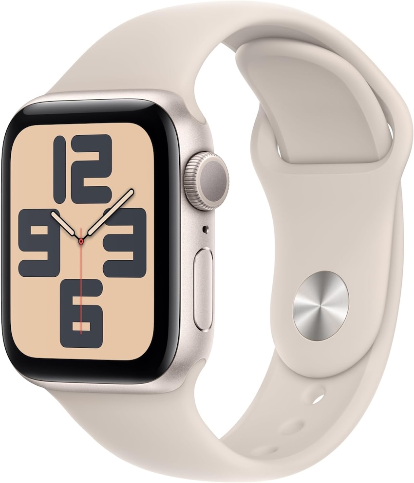 An Apple Watch SE