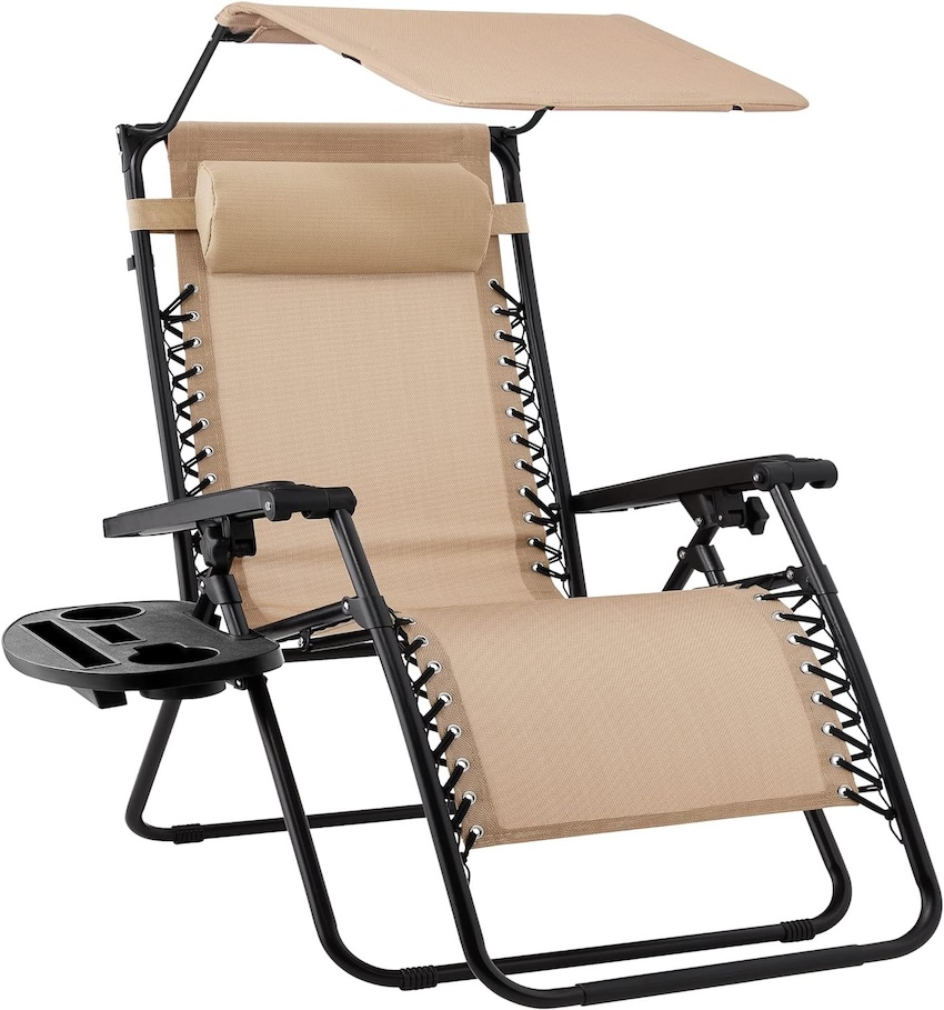 A folding zero gravity chair