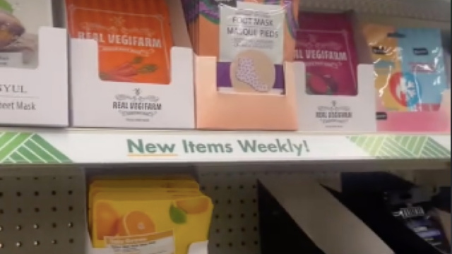 Dollar Tree new Korean beauty products