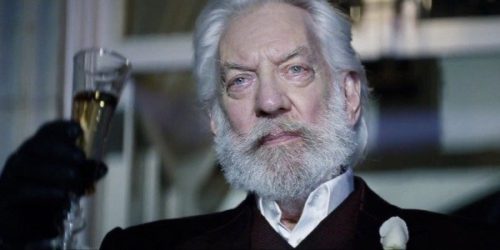 donald sutherland in the hunger games