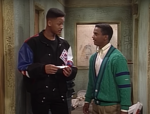 Will Smith and Alfonso Ribeiro on The Fresh Prince of Bel-Air