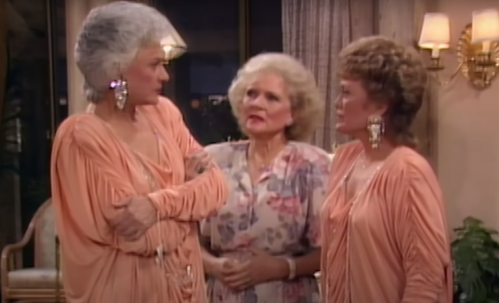 Bea Arthur, Betty White, and Rue McClanahan on The Golden Girls