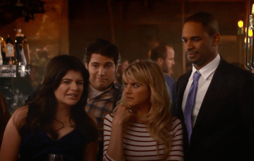 a still from Happy Endings