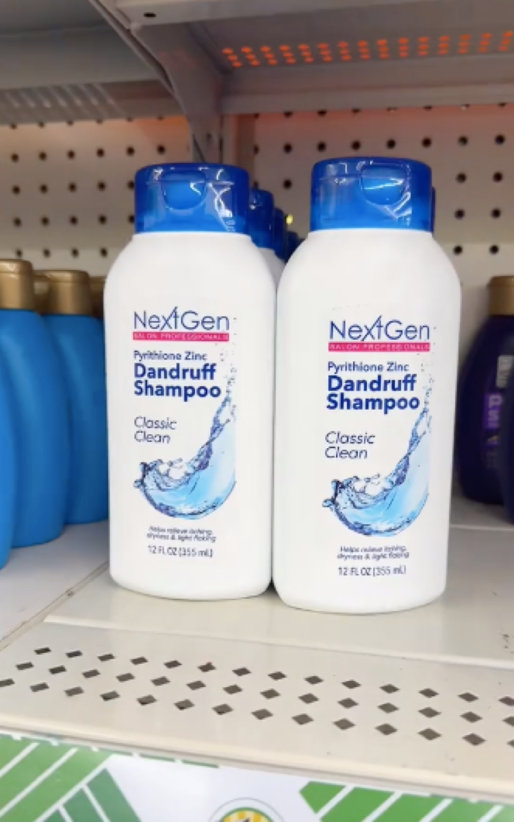 TikTok video still of Head &. Shoulders dupe products from Dollar Tree