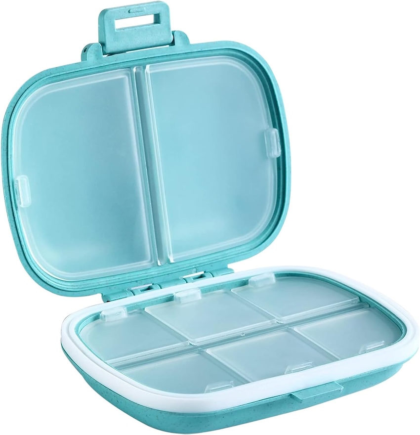 A Holii travel pill organizer