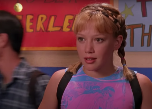 Hilary Duff on Lizzie McGuire