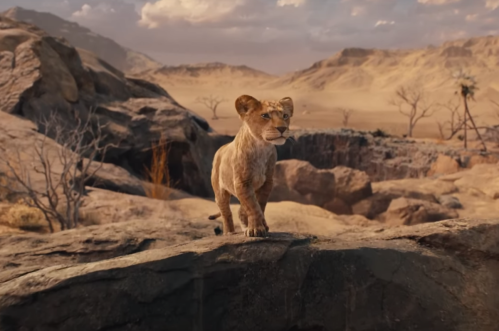 A still from Mufasa: The Lion King