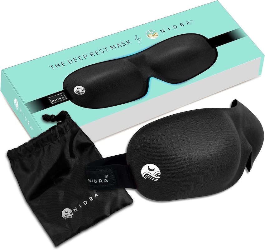 A Nidra sleep eye mask