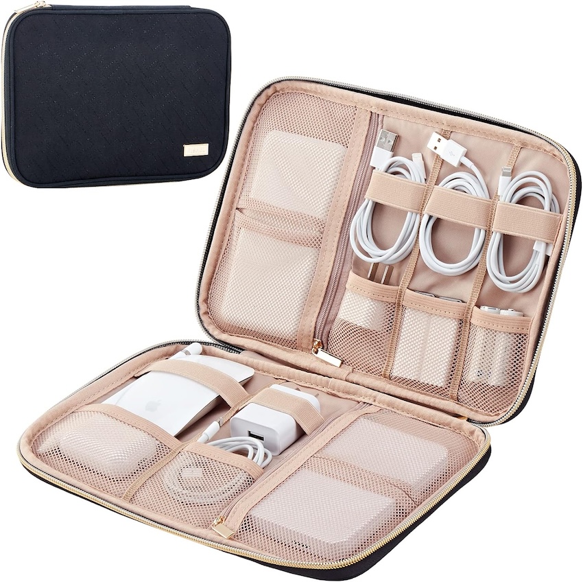 A Nishel travel cord organizer case