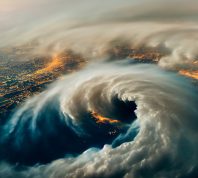 hurricanes over atlantic