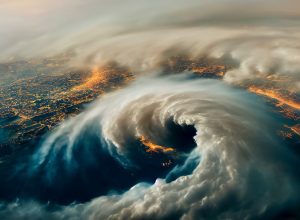 hurricanes over atlantic