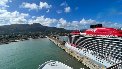 virgin voyages ship in the dominican republic